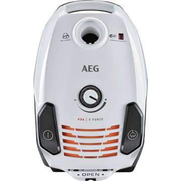 AEG VX6-2-IW-5 Ηλεκτρική Σκούπα 800W με Σακούλα 3.5lt Λευκή